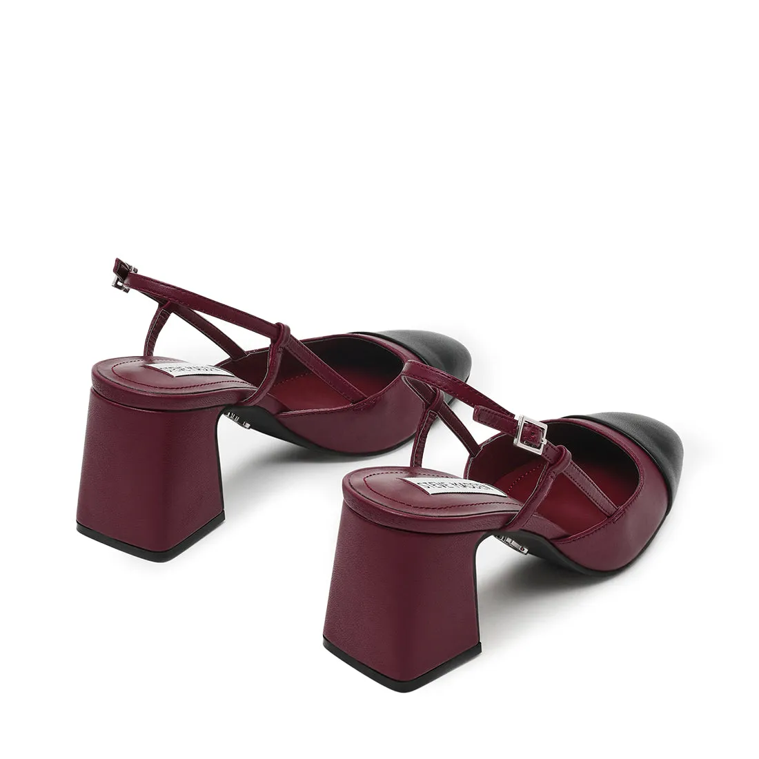 Zeina Pump BLACK CHERRY LACQ